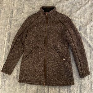 Women’s Avalanche Long Black Sherpa Jacket